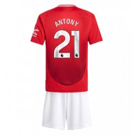 Manchester United Antony #21 Replica Home Minikit 2024-25 Short Sleeve (+ pants)